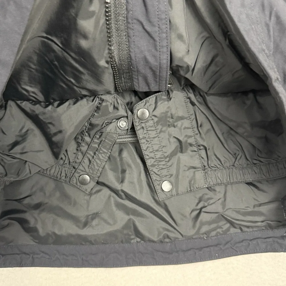 The North Face HyVent Ski Jacket Men's Large Black‎ Hooded Shell Parka 2008